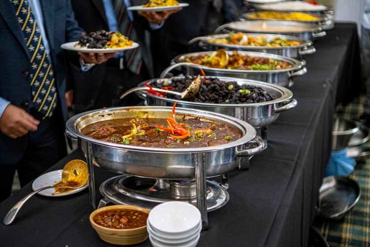 Service buffet chaud
